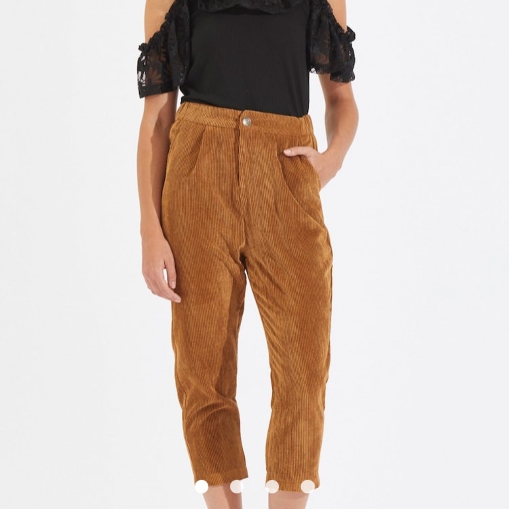 Corduroy Ankle Pants